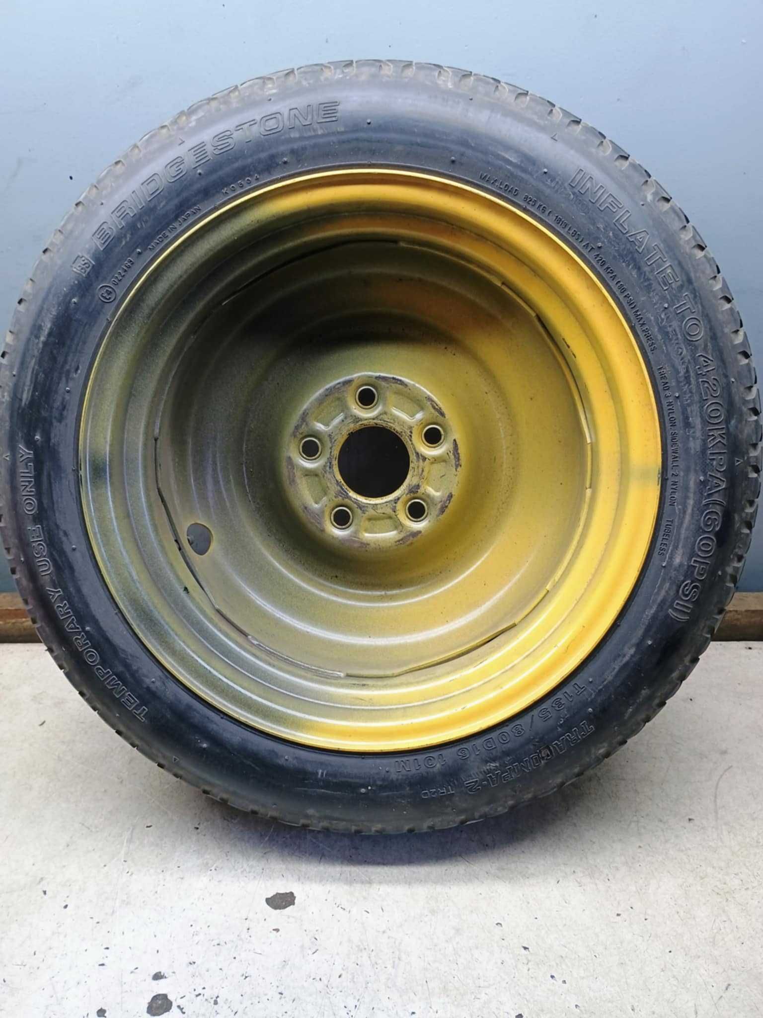 Koło zapasowa dojazdowe dojazdówka 5x114.3 R16 Honda Accord VII