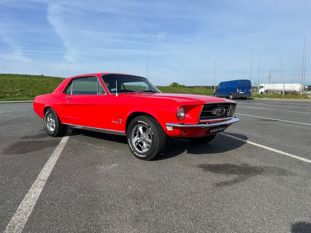 Wynajem samochodu Ford Mustang 1968 ślub, okazja