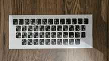 Naklejki na klawiaturę cyrlica Ukraińska qwerty