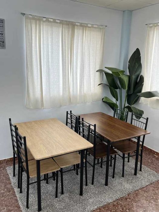 Mesa de cozinha barata + 4 cadeiras- envió gratis