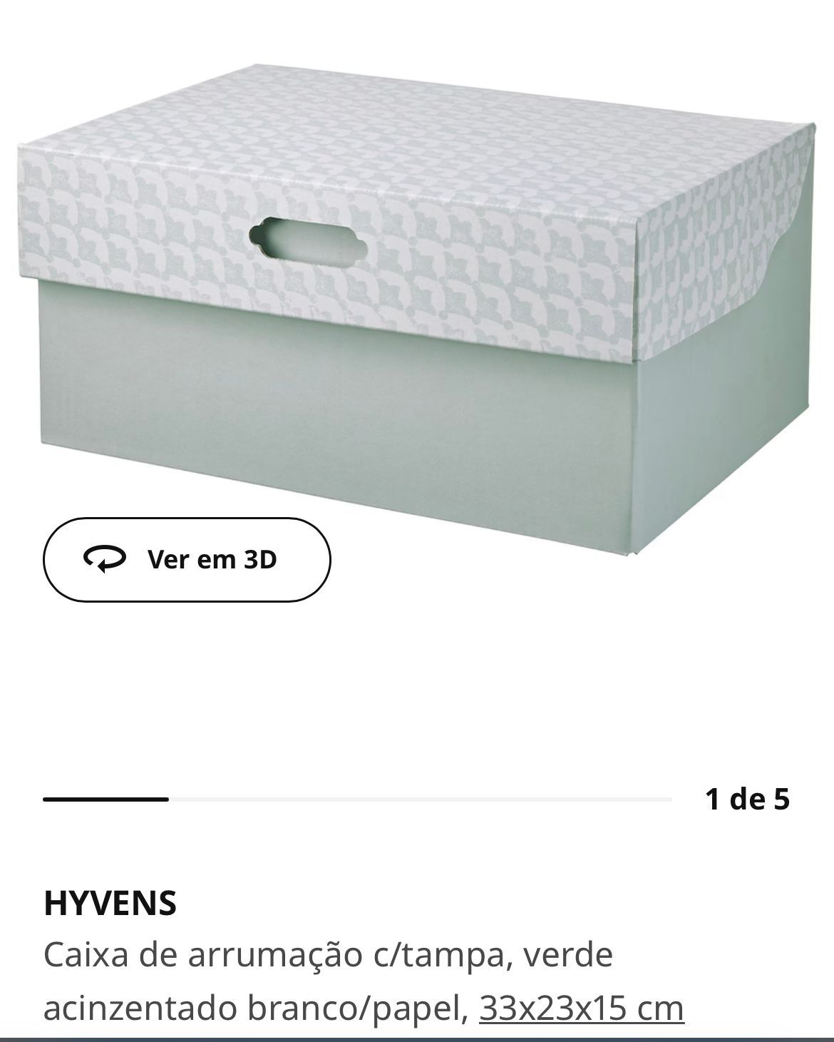 Caixa IKEA Hyvens