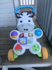 Pchacz Fisher price + kaczor do pchania