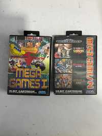 Mega Games 1 e Mega Games 2 megadrive original sega mega drive