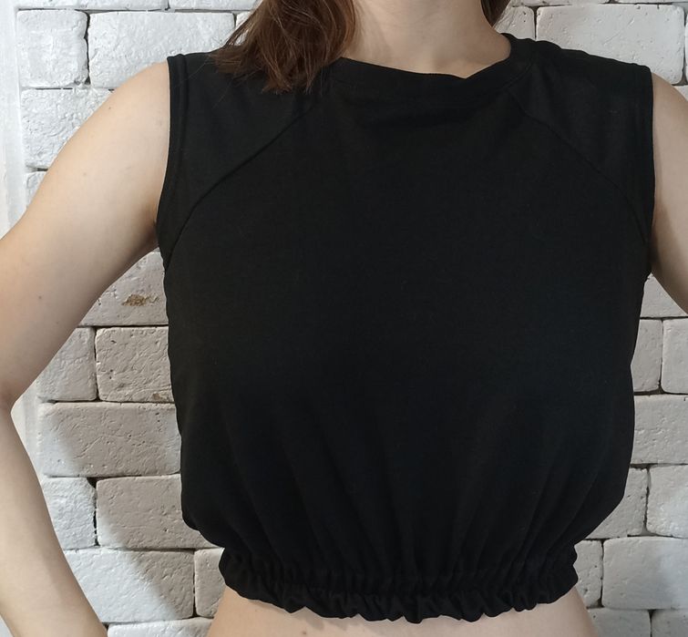 Футболка топ на резинці