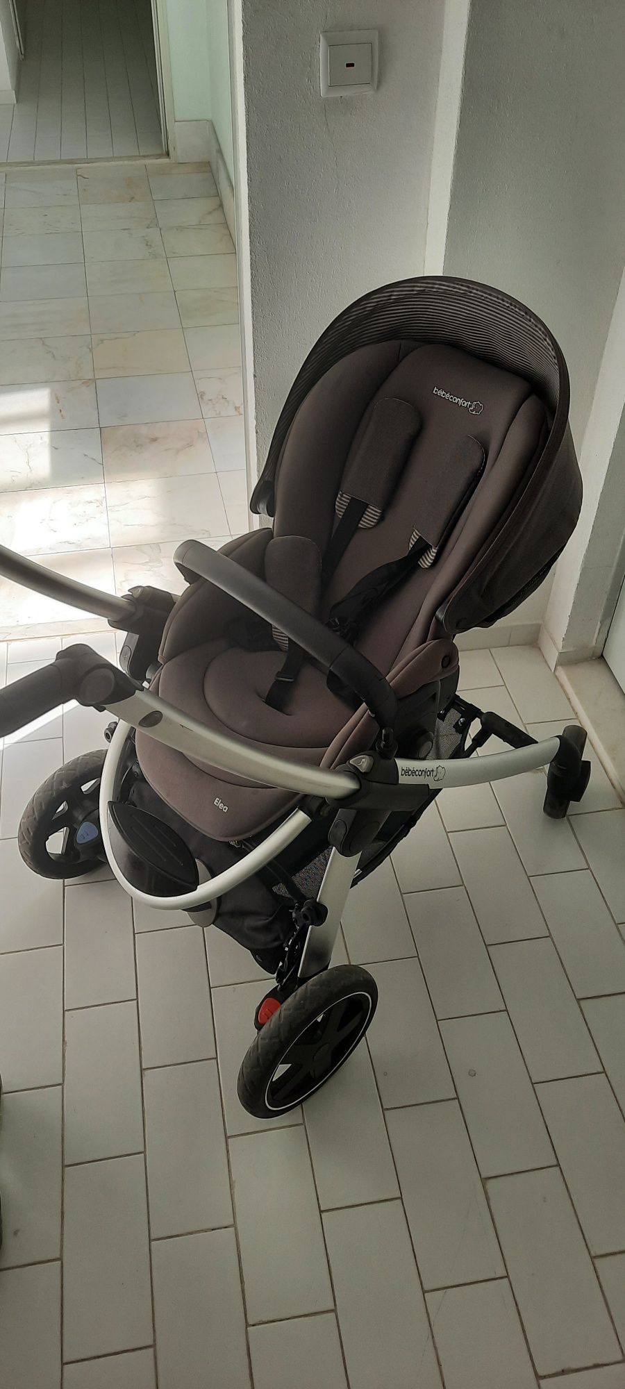 Conjunto Carrinho de bebé com ovo