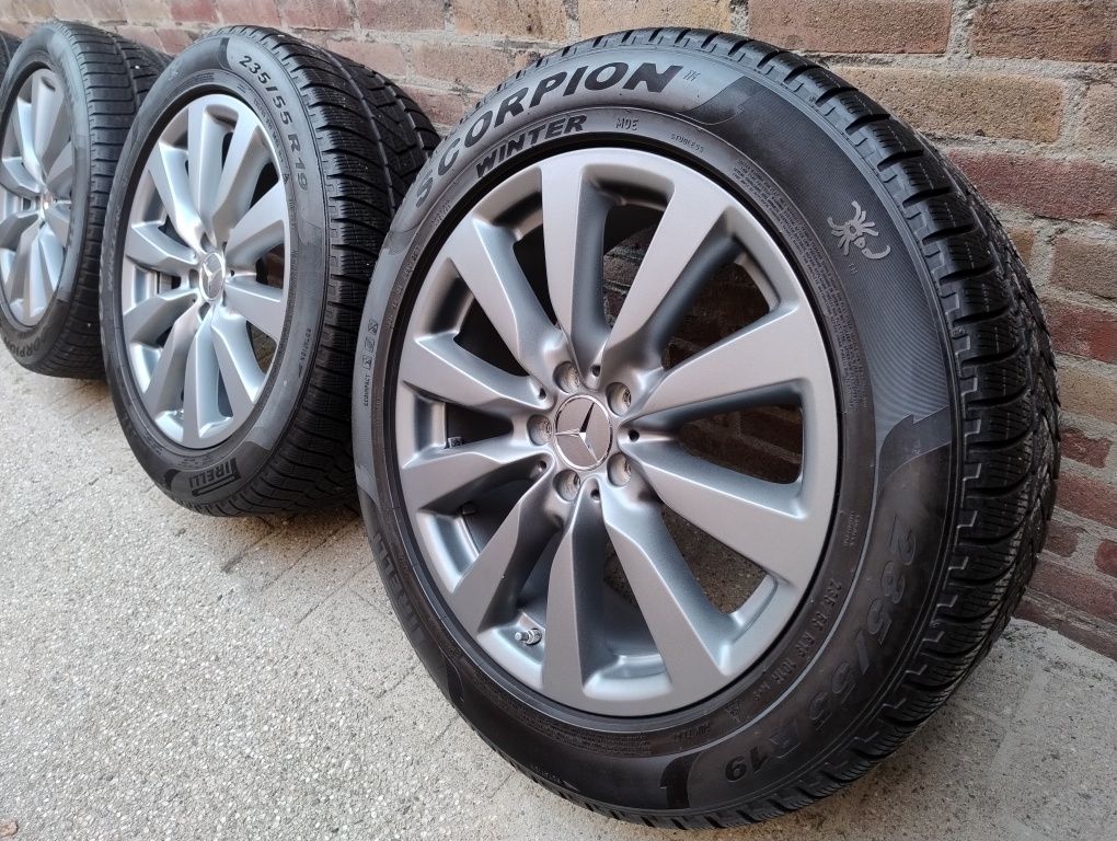Oryginalne alufelgi 19" MERCEDES GLC X253 CZUJNIKI TPMS 5x112