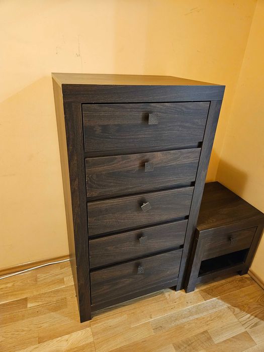 Komplet komoda z szafką