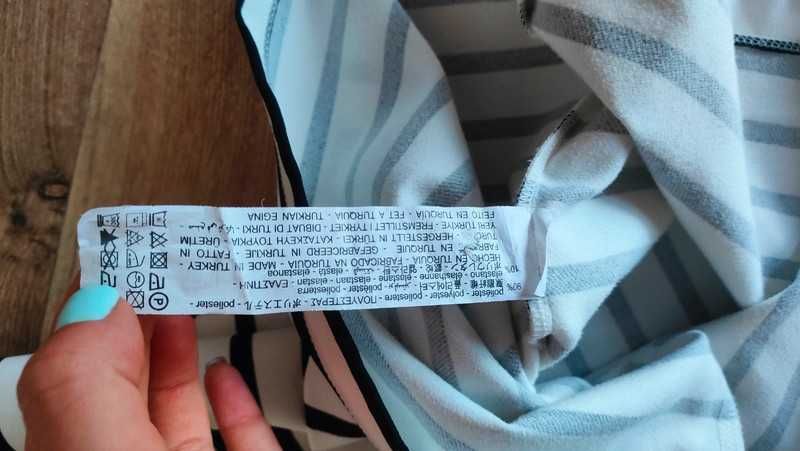 Sukienka w paski, MIDI Zara r. S