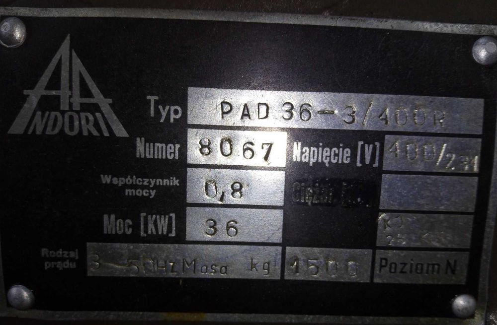 Agregat PAD-36 55kVA