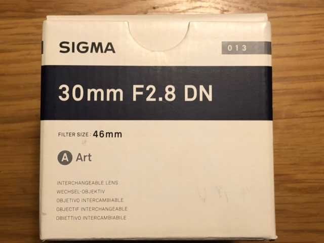 PANCAKE Sigma ART 30mm 2.8 DN Micro4/3 | 140g