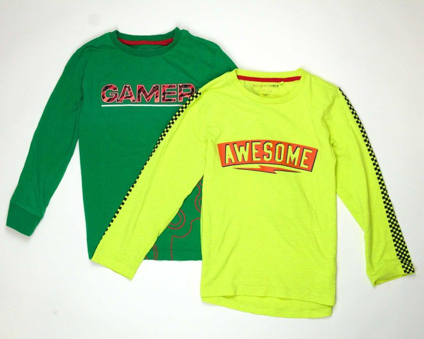 2x bluzka długi rękaw NEXT 116 (5-6 lat) + GRATIS 3x bluzka