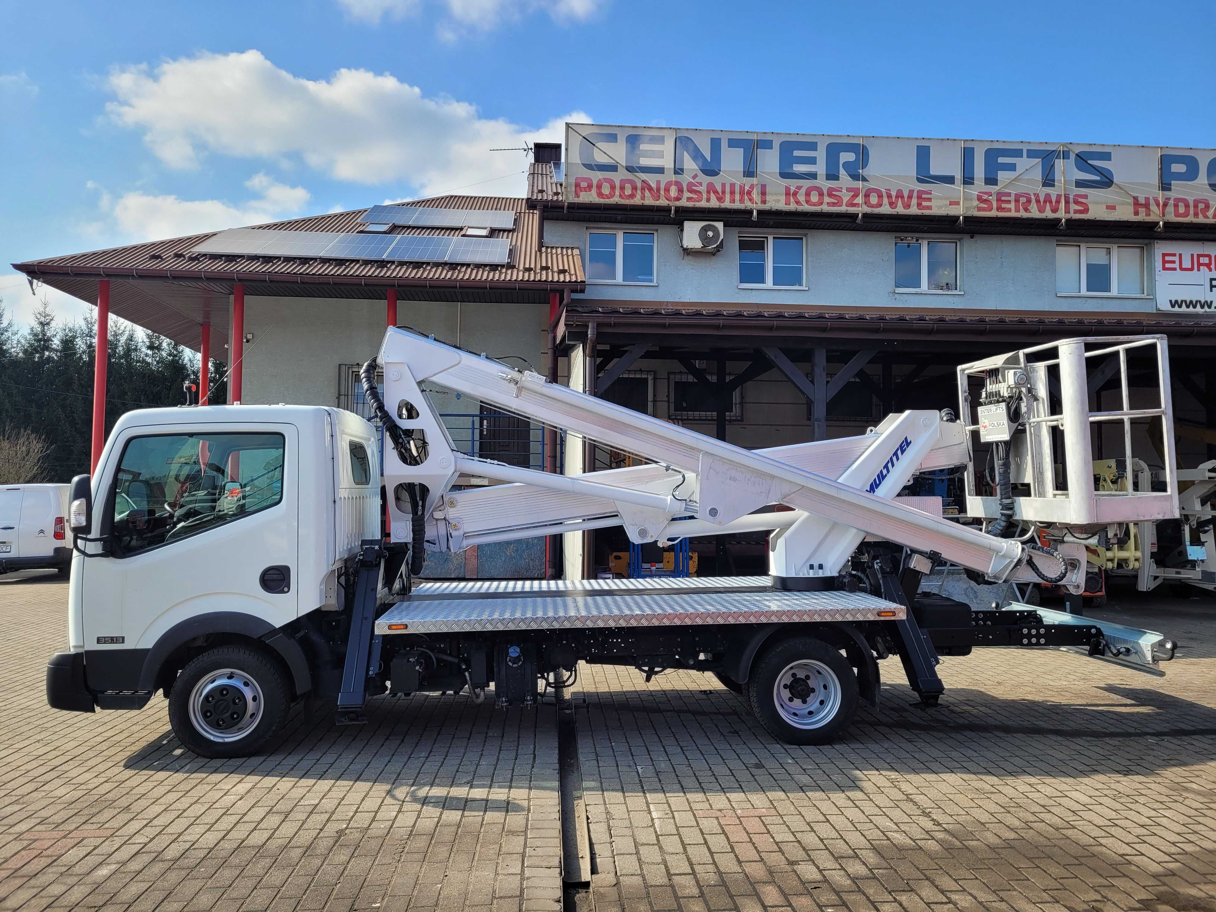 koszowy/20m/HX195/nissan/multitel/isoli/podnośnik/zwyżka/hydraulika