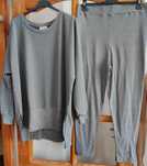Damski komplet plus size legginsy + bluza
