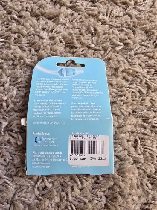 Chupeta+ tesoura+ recargas alimentador+ filtros nasais bebé