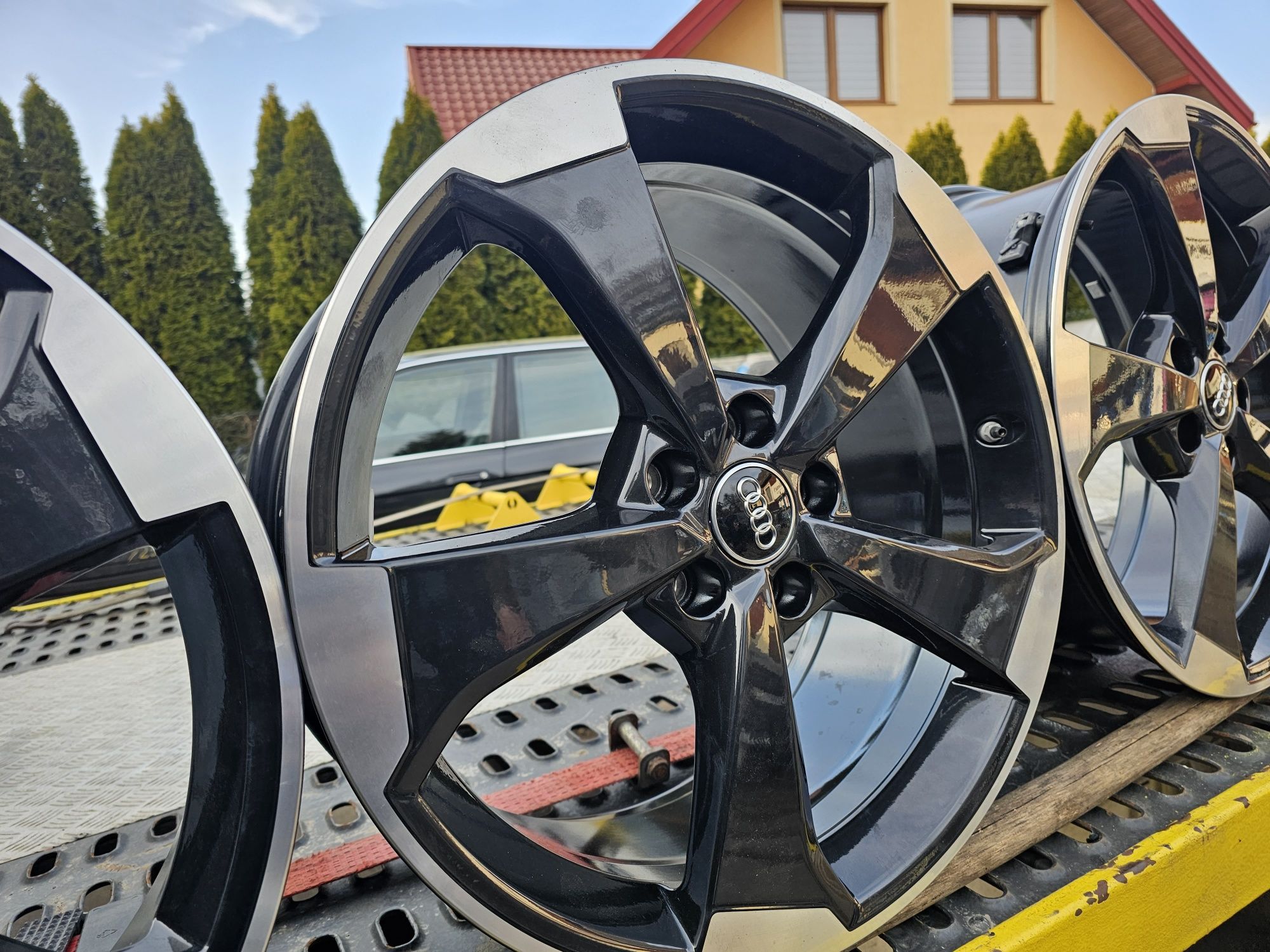 Felgi Aluminiowe Audi S3-Rotor-Dwie Szerokości-R19 5x112+czujniki