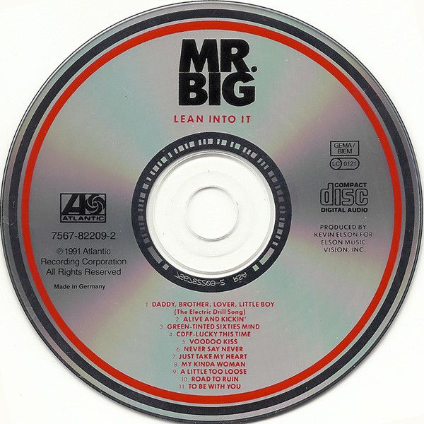 CD - Mr. Big - Lean Into It