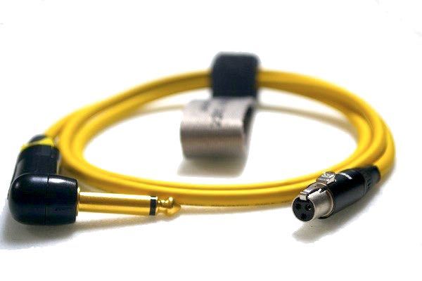 Pro Kabel Gitarowy do Nadajnika 1/4 6,35mm Kąt Jack do 3pin Mini XLR