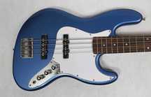 Harley Benton JB-20 BM-(Blue Metallic)-gitara basowa-typ JazzBass.