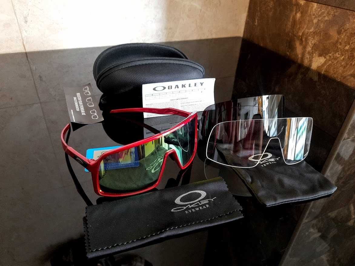 Очки велосипедные Oakley Sutro Prizm 4 линзы, бега, серфинга, фотохром