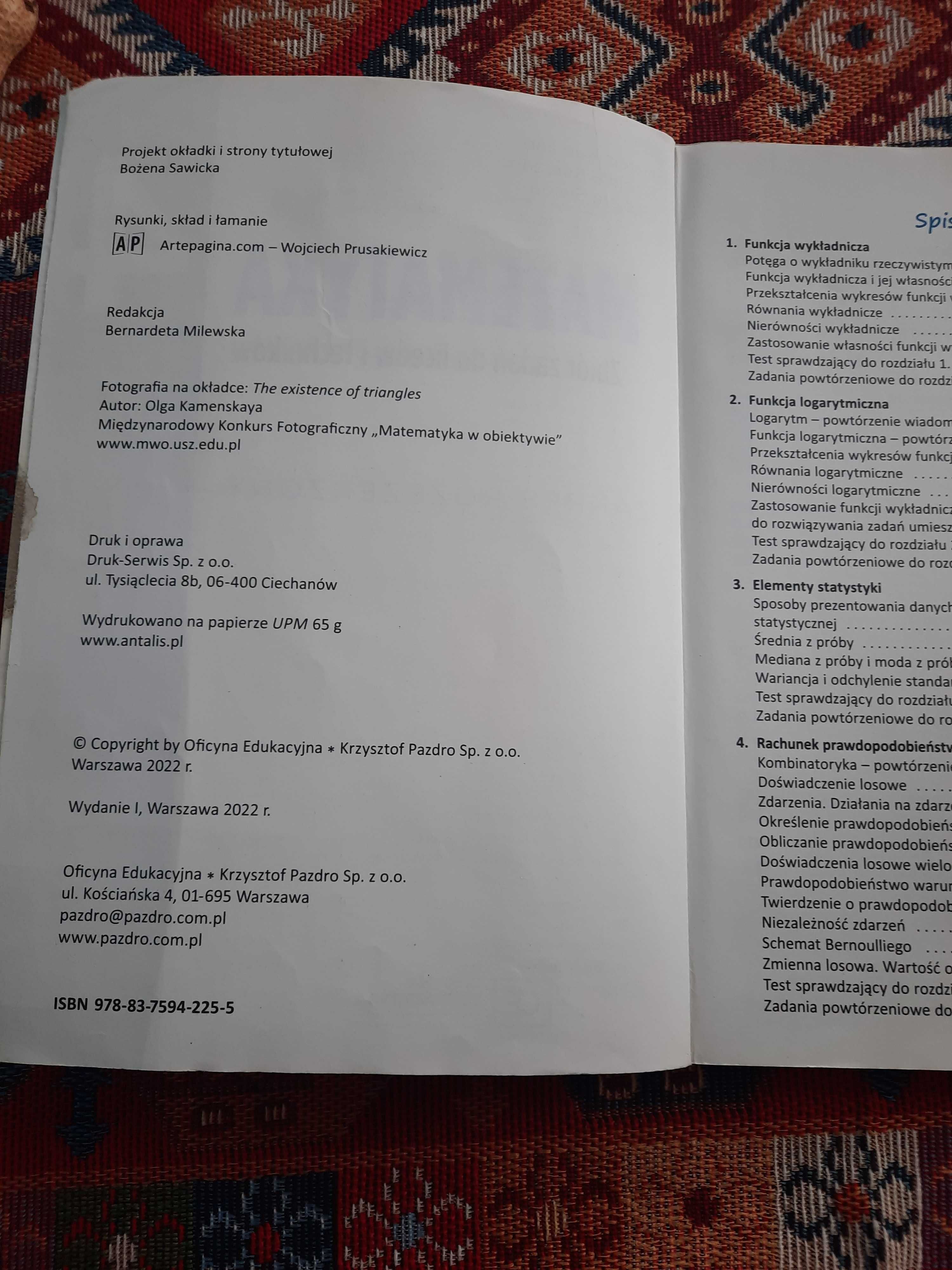 Matematyka 4 zbiór zadań rozszerzony
