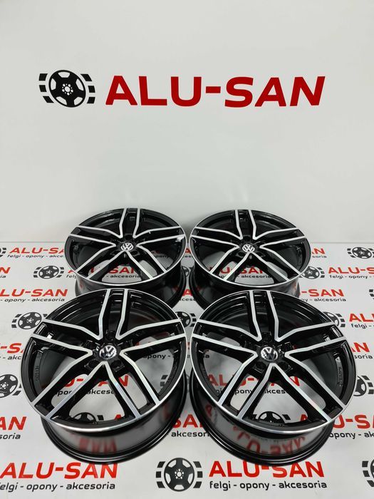 Nowe alufelgi VW 18" 5x112 PASSAT B5 B6 B7 B8 CC SCIROCCO Dark-Poler