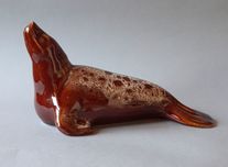 Figurka ceramiczna foka