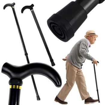 LASKA INWALIDZKA Ortopedyczna teleskopowa aluminium SKŁADANA 75 - 90cm