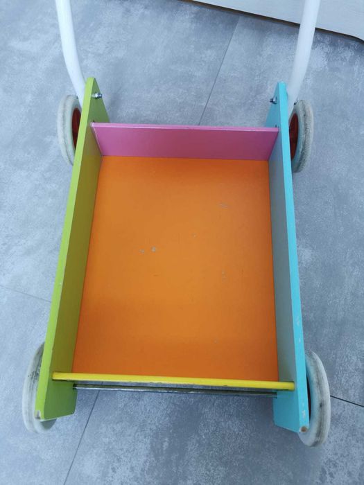 Micki chodzik wózek pchacz drewniany dla dziecka