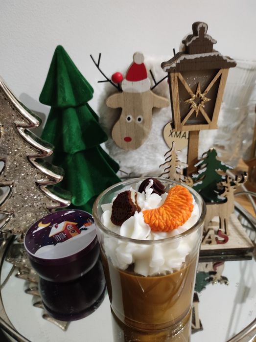 Sojowa, zapachowa świeczka z wosku sojowego