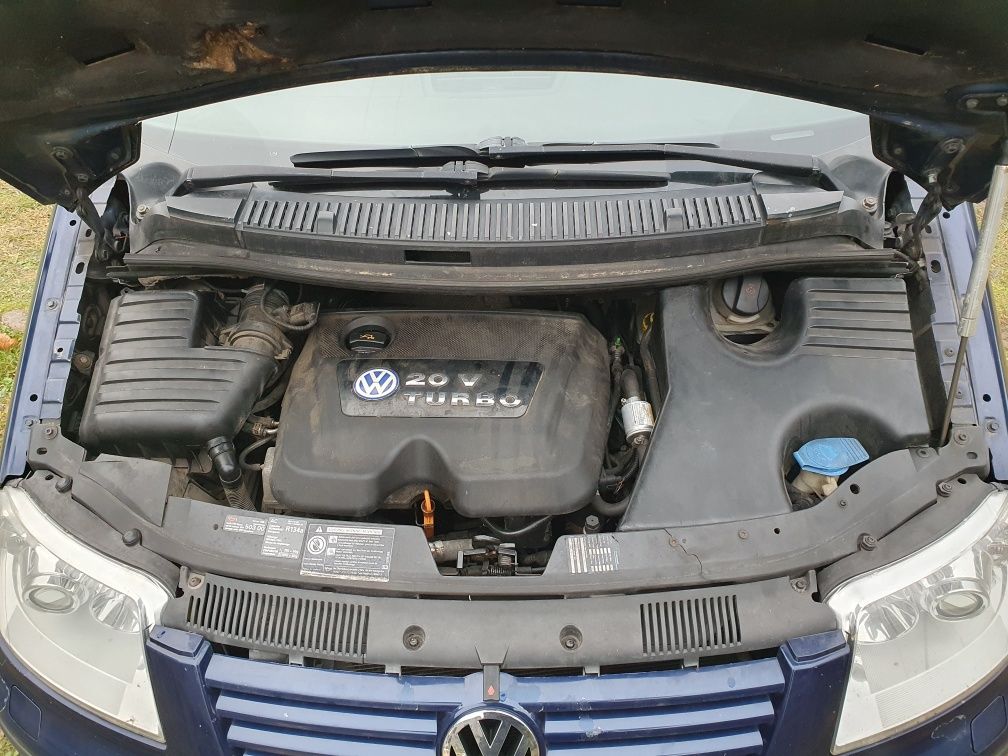 Vw sharan części 1.8t LB5N maska kompresor klimy zderzak podsufitka