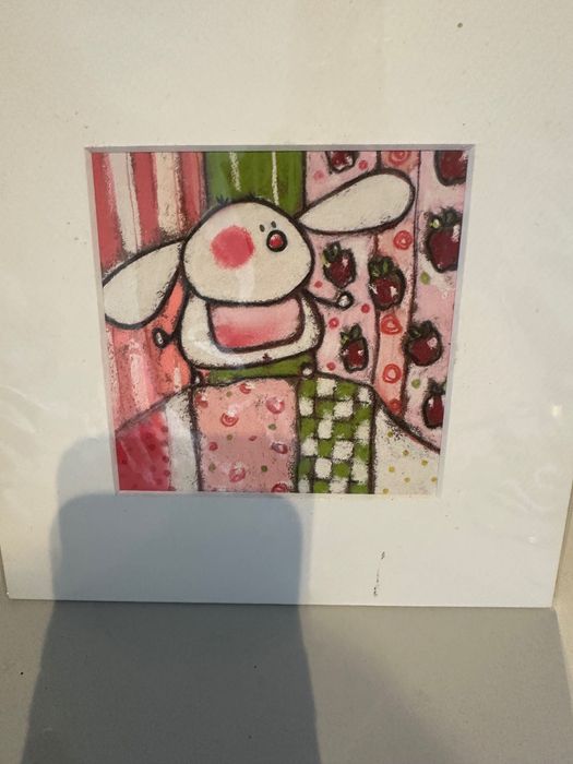 Pintura autentica de pintora francesa com certificado