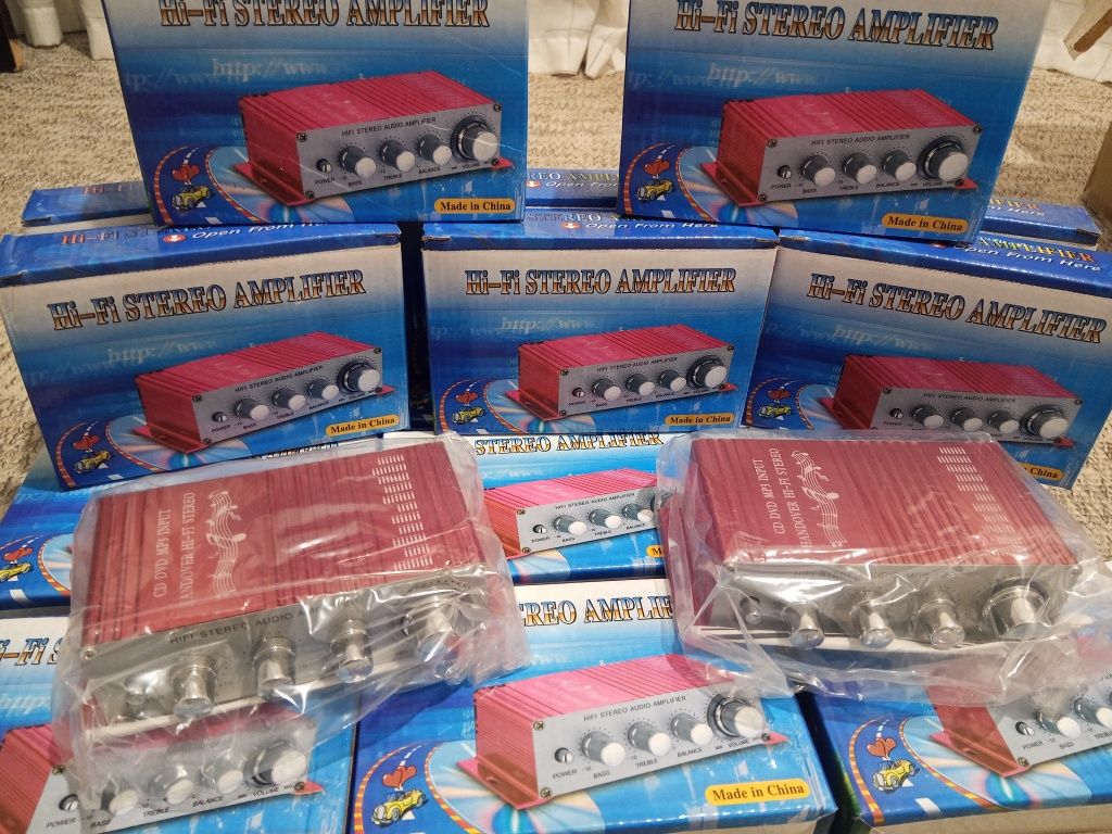 Мини HiFi стерео усилитель усилитель радио MP3 20W 12v для автомобиля