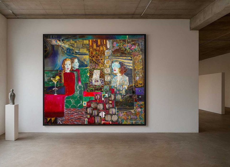 Картина " Фокус" 110 см на 100