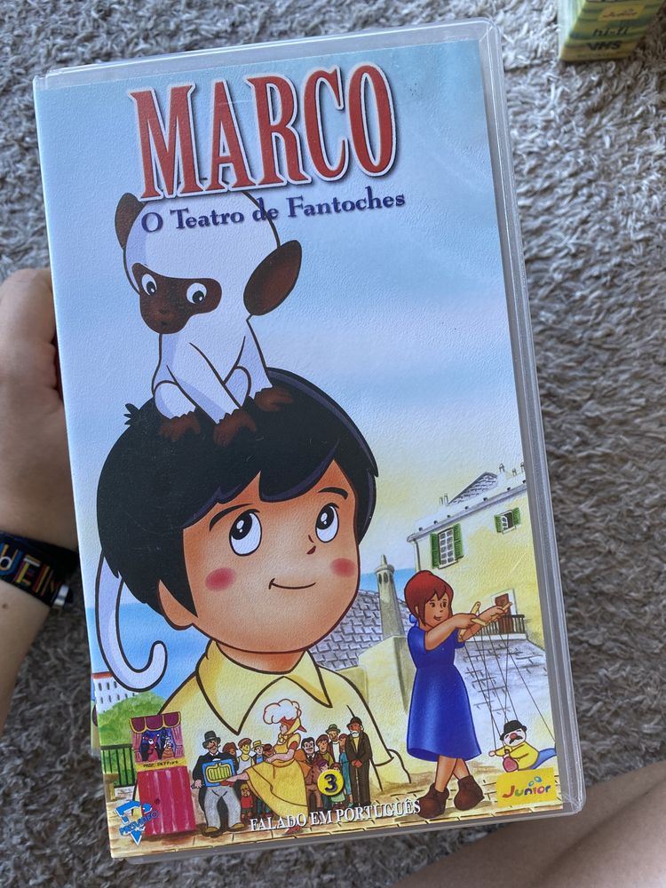 Cassetes VHS Coleção Heidi e Marco