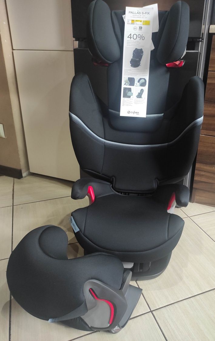 Fotelik samochodo Cybex Pallas S-Fix, ADAC, ochrona bocz.9-36kg,ISOFIX
