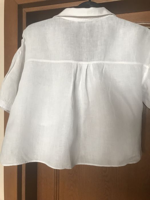 Koszula oversize Zara S len