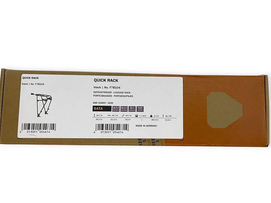 Bagażnik rowerowy tylny ORTLIEB Quick Rack F78104 FV / 062-275