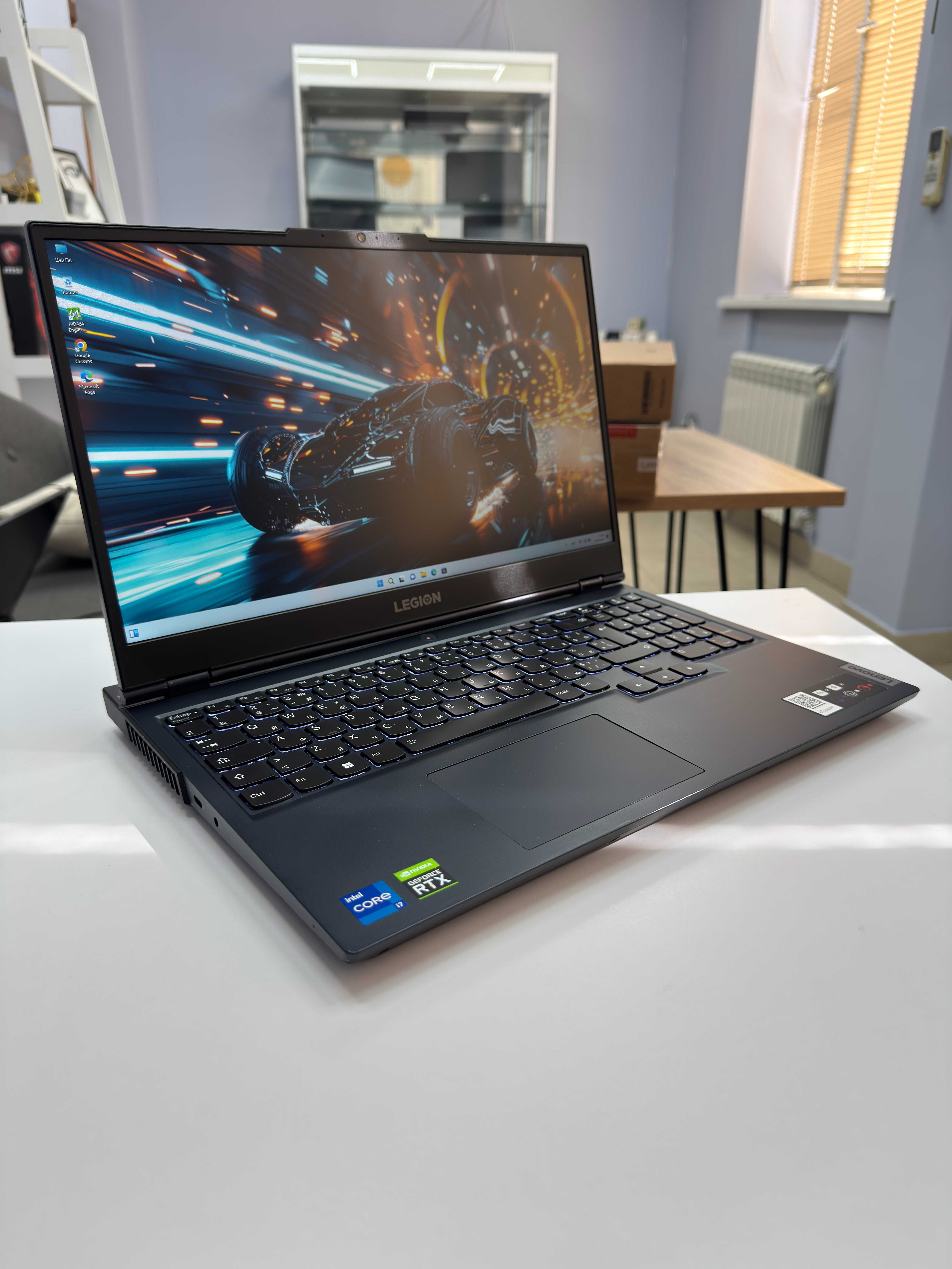 Lenovo Legion 15.6" 120Hz i7-11800H RTX 3050 4Gb RAM 16 Gb SSD 512 Gb