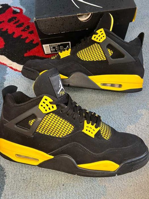 "Buty Trampki" Jordan_4_Retro_Thunder R.39