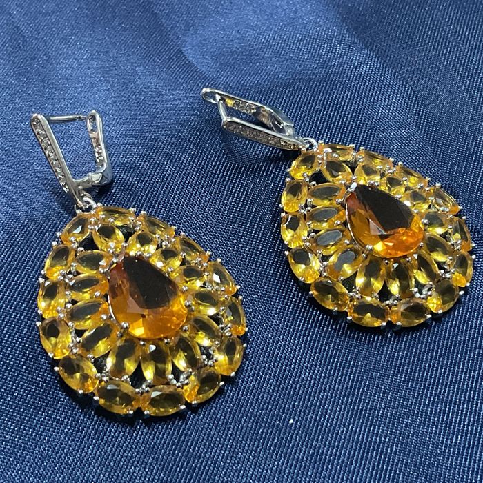 Brincos prata 925 medida de 5 cm