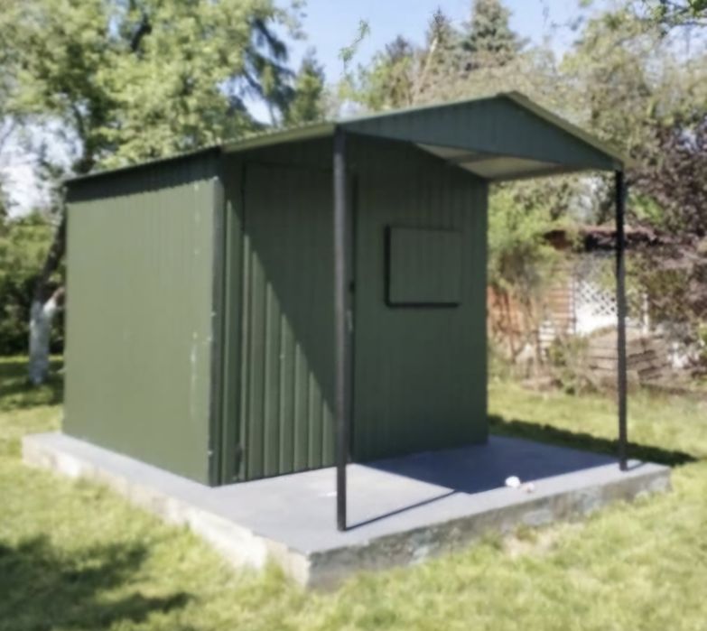 domek ogrodowy, altanka, szopa, blaszak, schowek 3x3