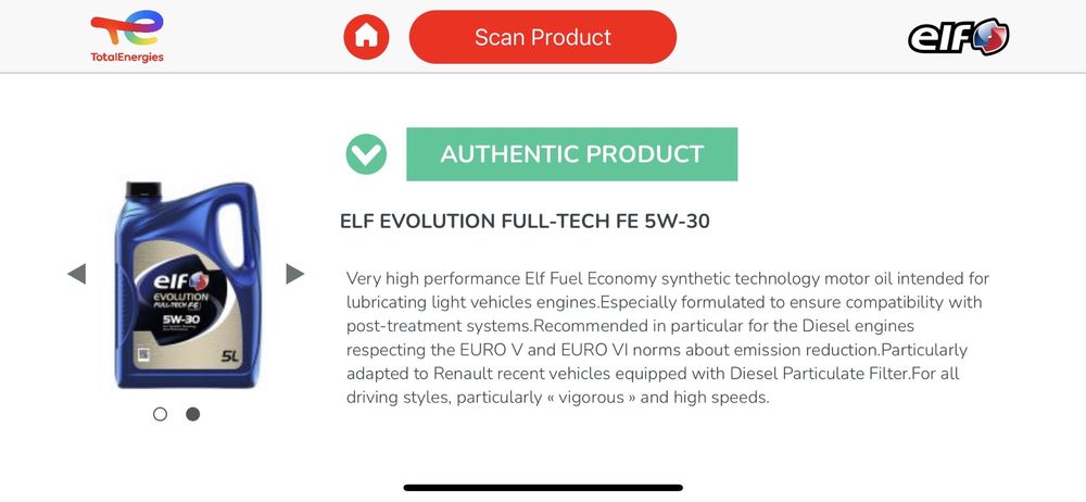 Масло 5w30/Elf 5w30 5л LLX -1355/Elf 5w30 5л full-tech fe - 1405грн