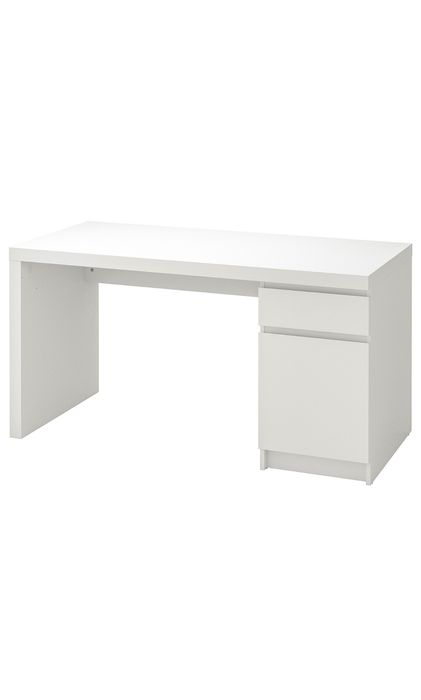 Biurko białe MALM IKEA