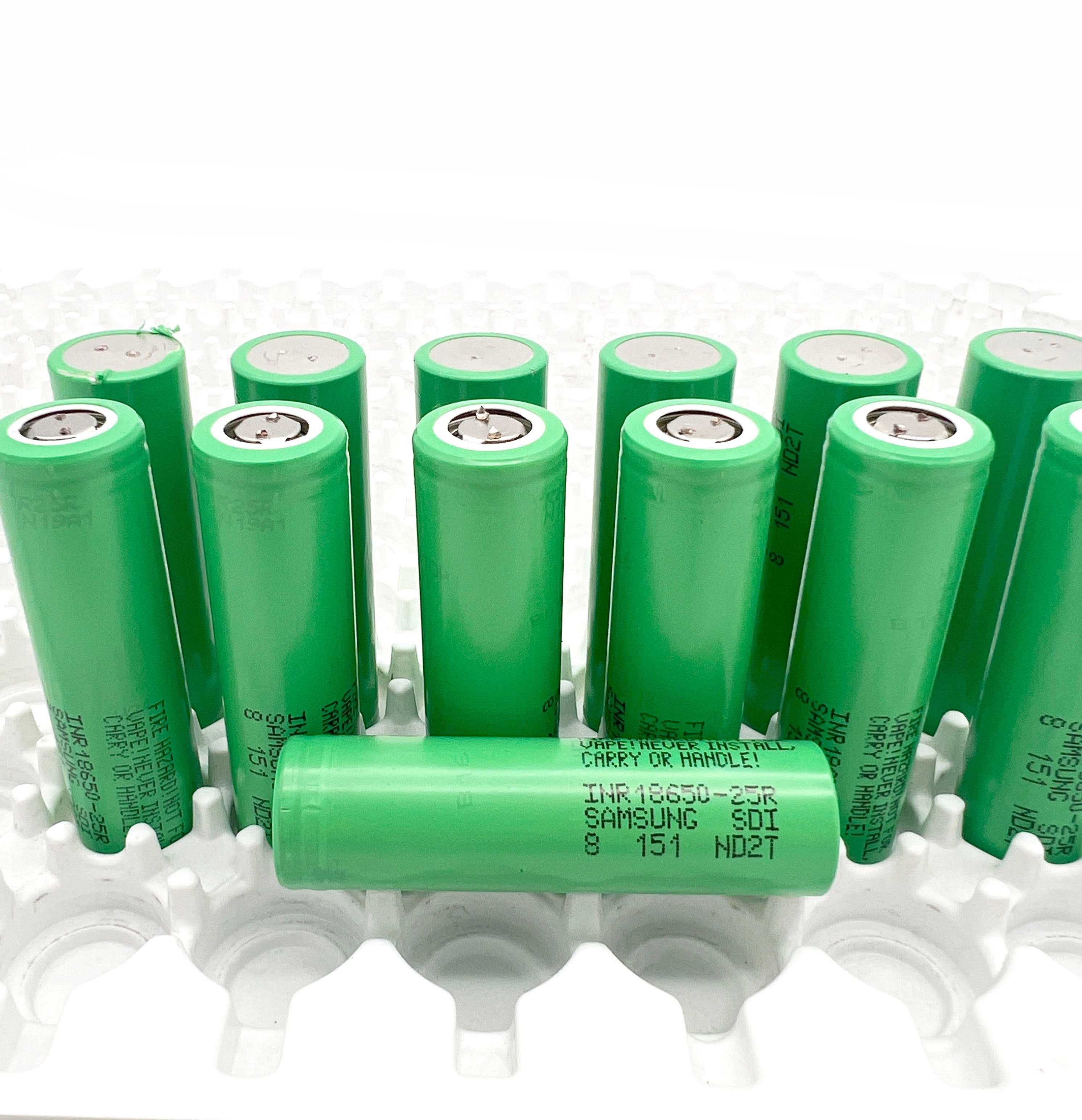 Акумулятор Samsung 25R (20A) високострумові, INR18650-25R 2500mAh