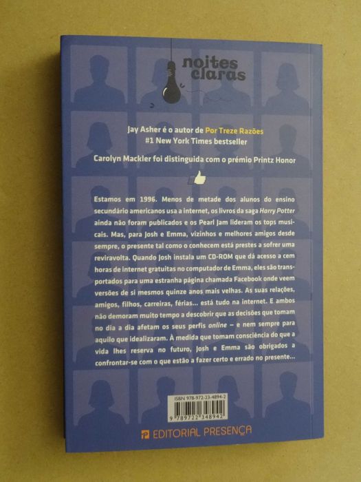 Antes do Futuro de Jay Asher e Carolyn Mackler - 1ª Edição