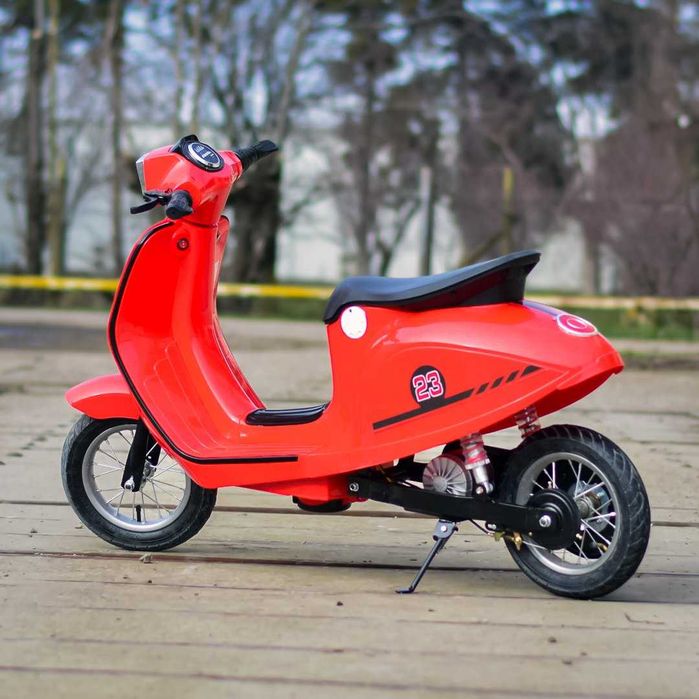 Motocykl SKUTER VESPA PIAGGIO 24V Elektryczny Auto Akumulator 2 DZIECI