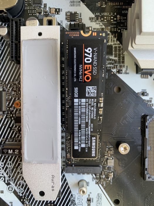 SSD диск Samsung M.2 NVMe 500Gb 970 EVO (MZ-V7E500)