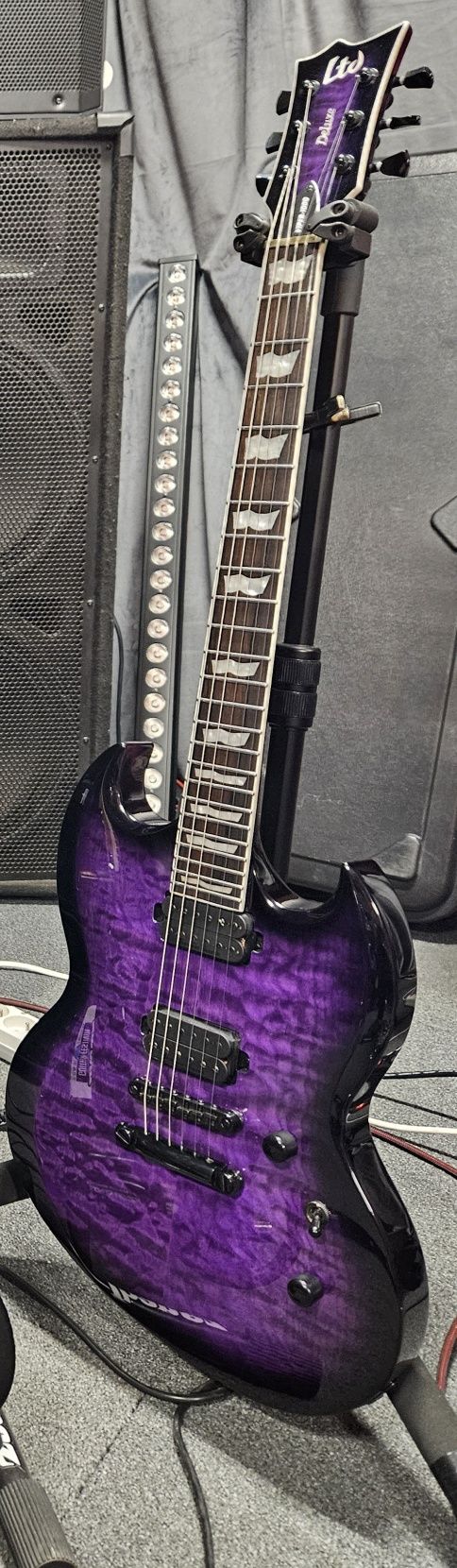 ESP LTD Viper 1000 See Thru Purple Sunburst