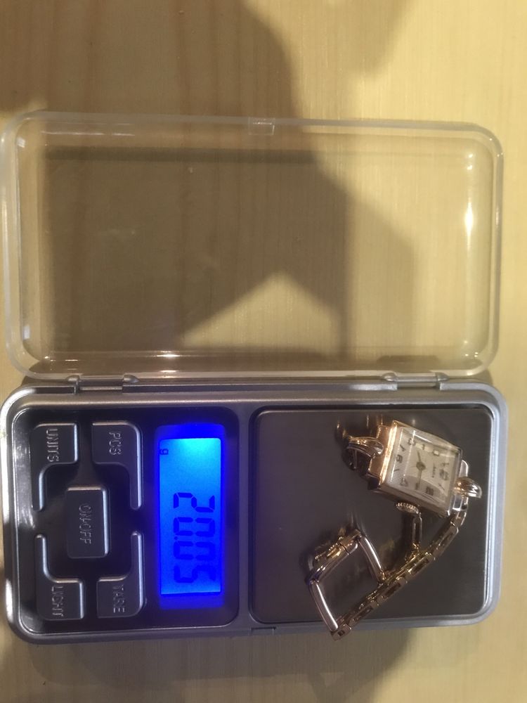 Złoty zegarek zaria ZSRR próba 583 waga ok 20g
