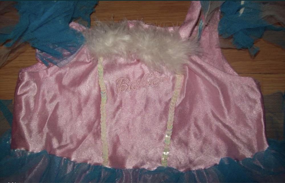 Sukienka suknia strój przebranie na bal BARBIE 3-5 lat